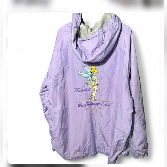 Vintage Walt Disney Tinkerbell Raincoat - Lavender Size L